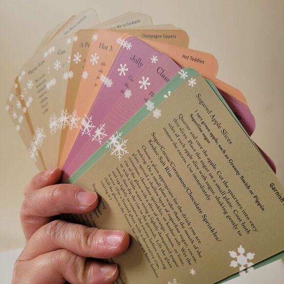2/$20 50 Holiday Cocktails Recipe Deck - Picture 3 of 5
